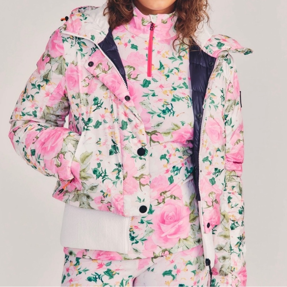 Bogner x LoveShackFancy Sella D Magenta Flower Fields…sizes XS or L…NWT…Rare!!! - Picture 2 of 8